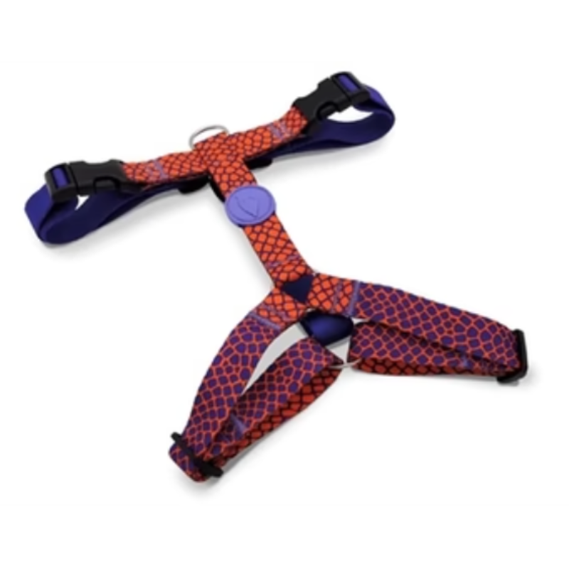 Morso Hundegeschirr H-Rig Recycelt Urban Lizard Rot